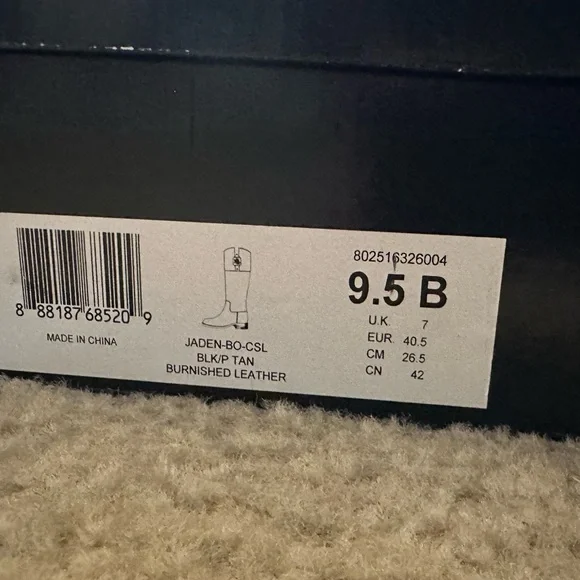 Ralph Lauren Black Leather Boots - Picture 8 of 9